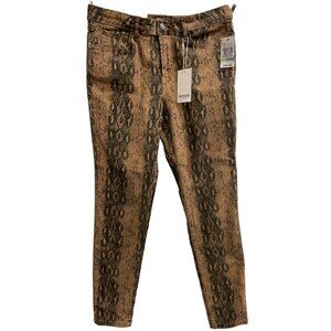 Kensie Jeans Snakeskin Design Jeans Size 8 29 NWT - SKU 1322